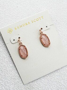 Kendra Scott Pink Crystal Earrings